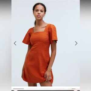 NWT Madewell Linen Dress